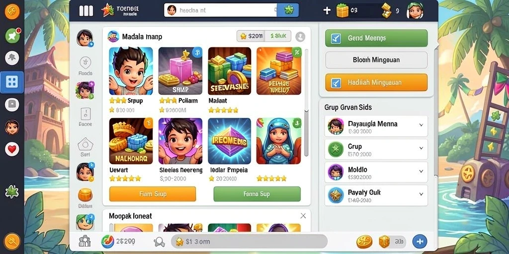kastoto - Berbagai mode permainan seru untuk dipilih.